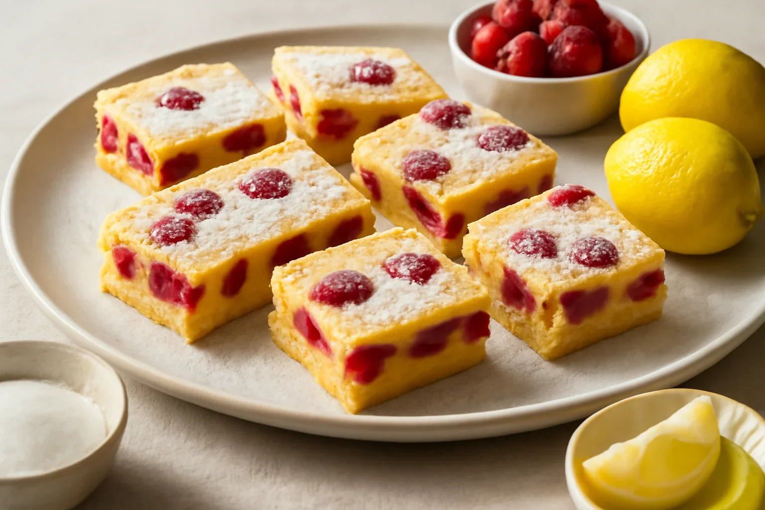 Prajitura limonada cu zmeura
