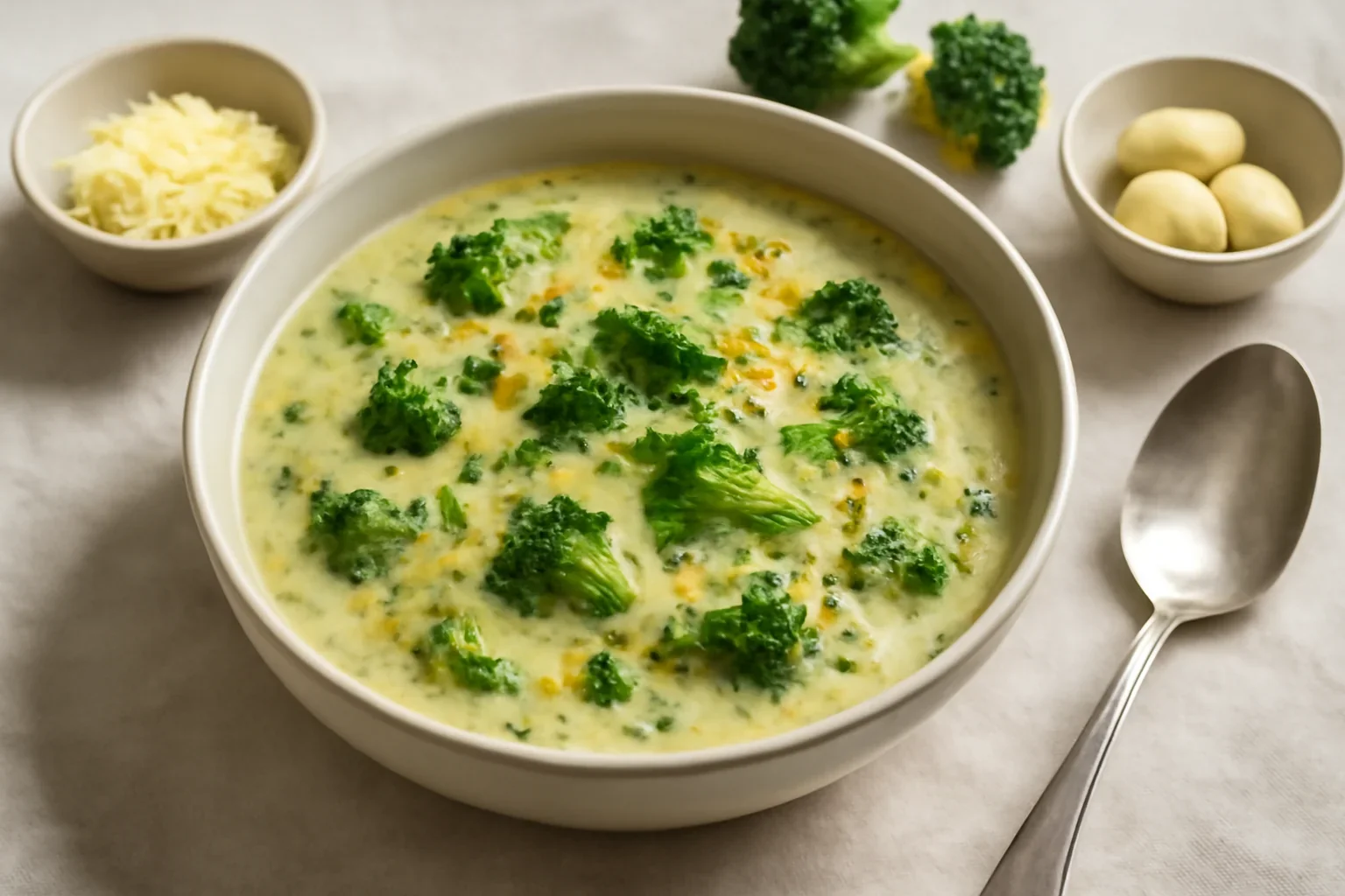Supa de broccoli si cascaval
