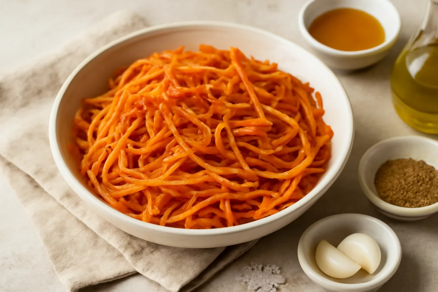 Salata de morcovi coreeana