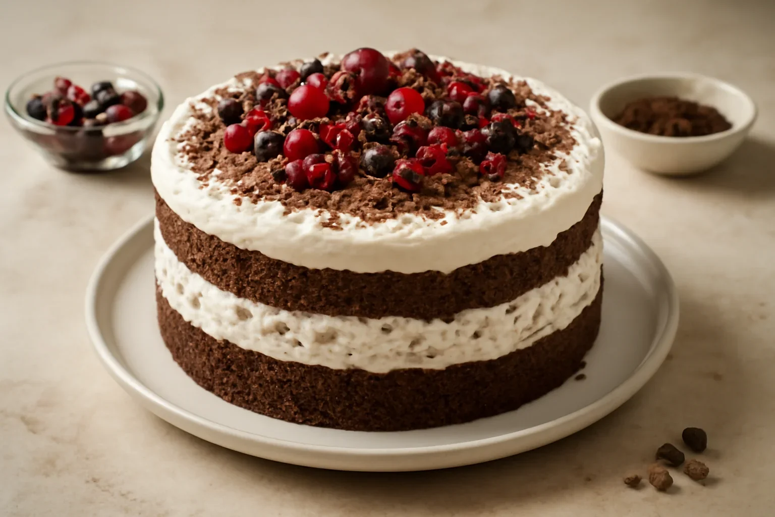 Tort Stracciatella cu crema mascarpone si ciocolata