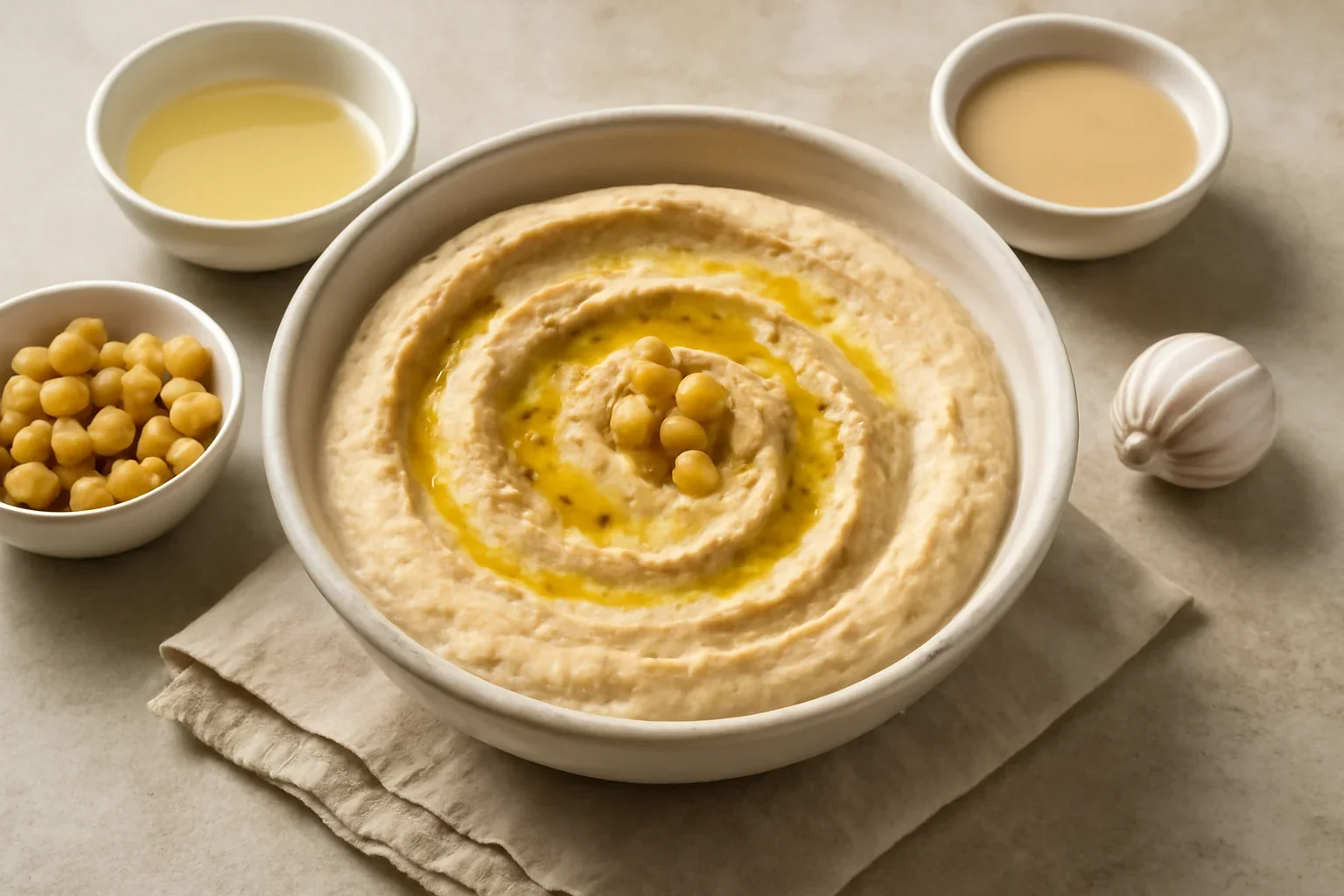 Hummus – rețetă de bază