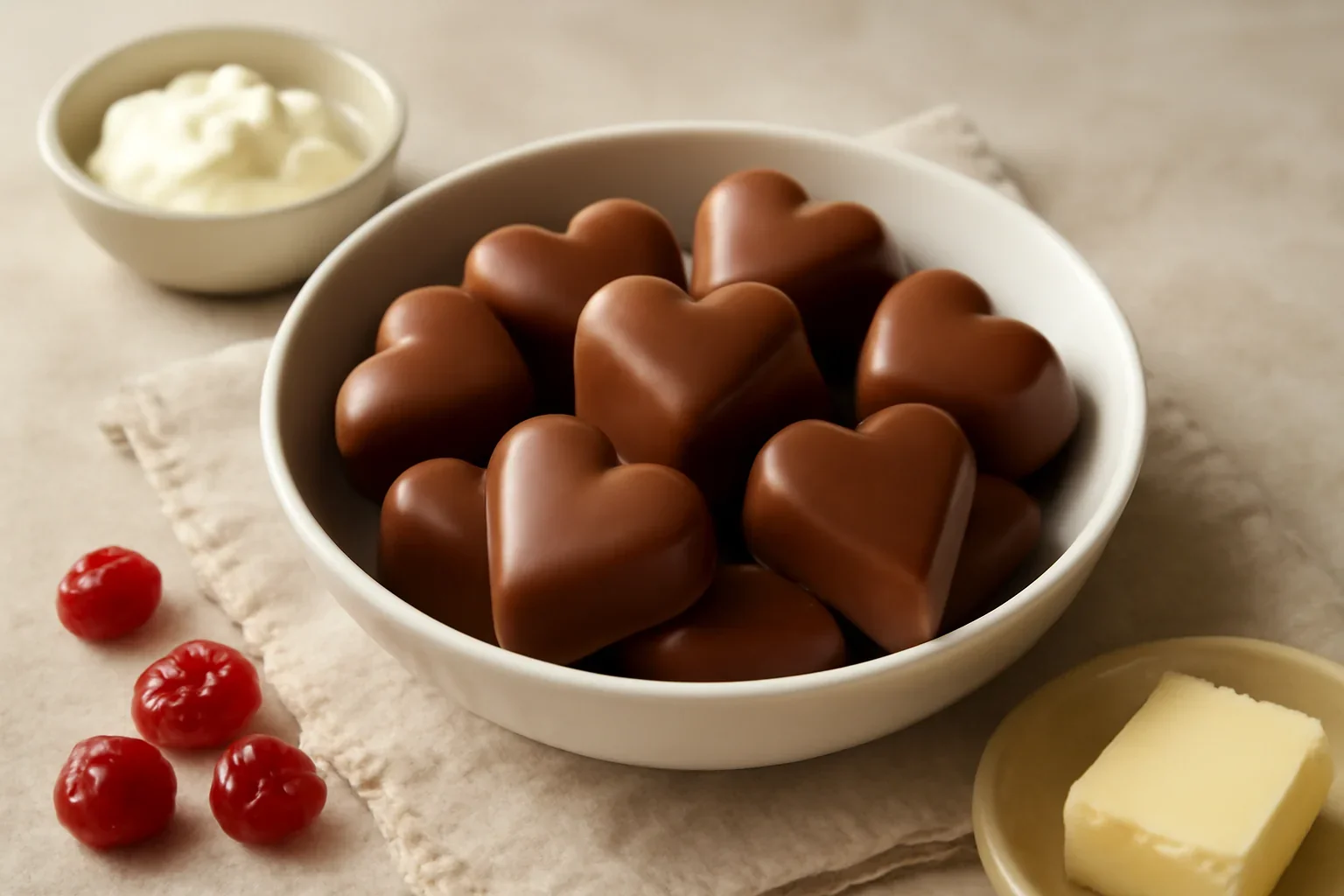 Praline de ciocolata – Would you be my valentine?