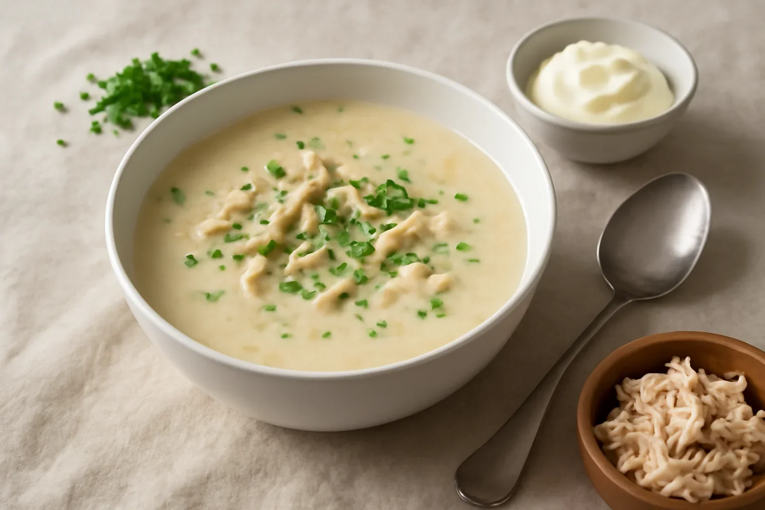 Supa Reginei – Königinsuppe – rețetă săsească de supă de pui cu smântână