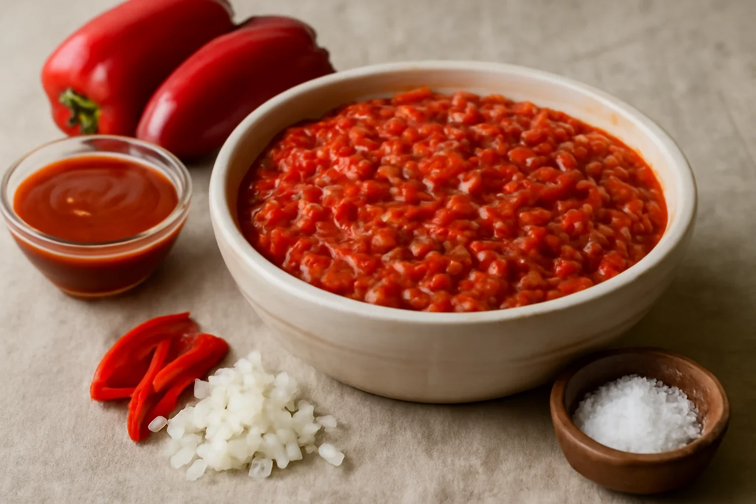 Pasta de gogosari si ardei (pentru gatit)