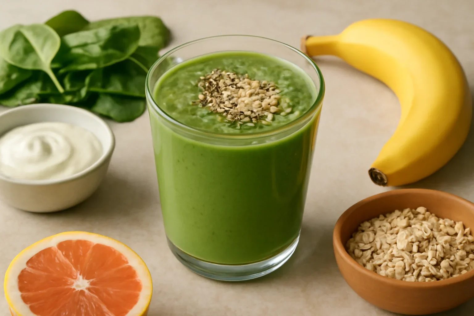 Smoothie verde cu spanac