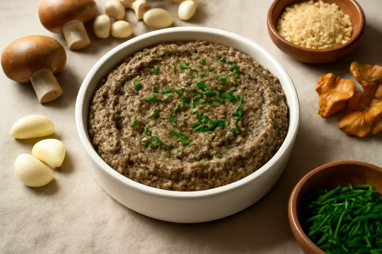Pate de post cu ciuperci foarte gustos si aromat