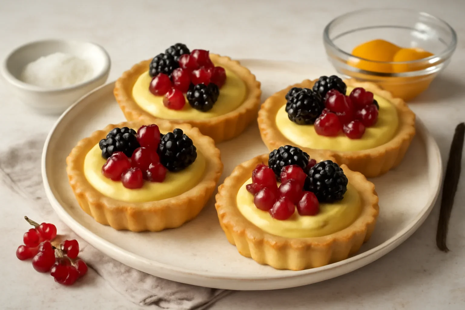 Mini tarte cu fructe