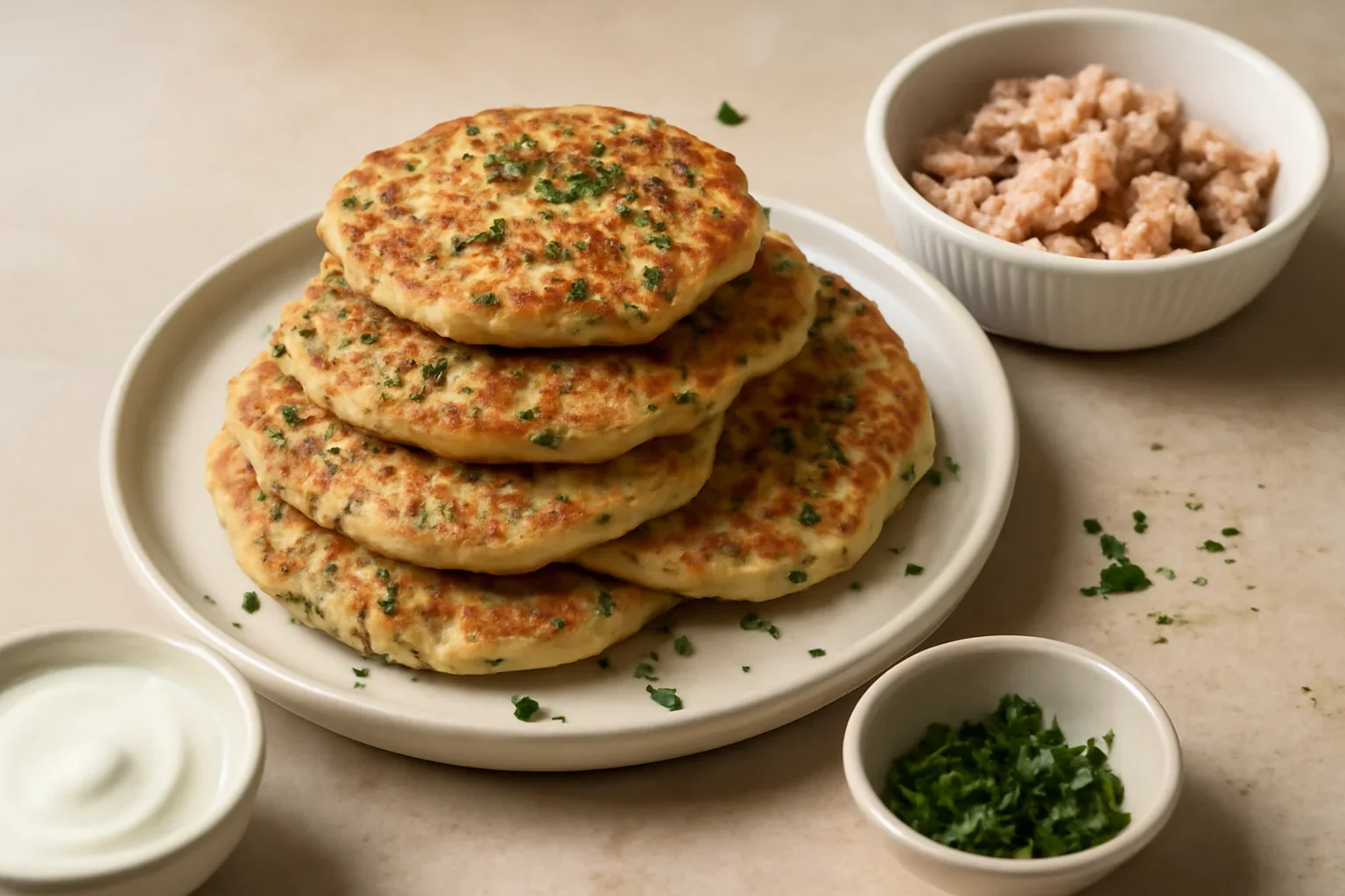 Pancakes cu ton
