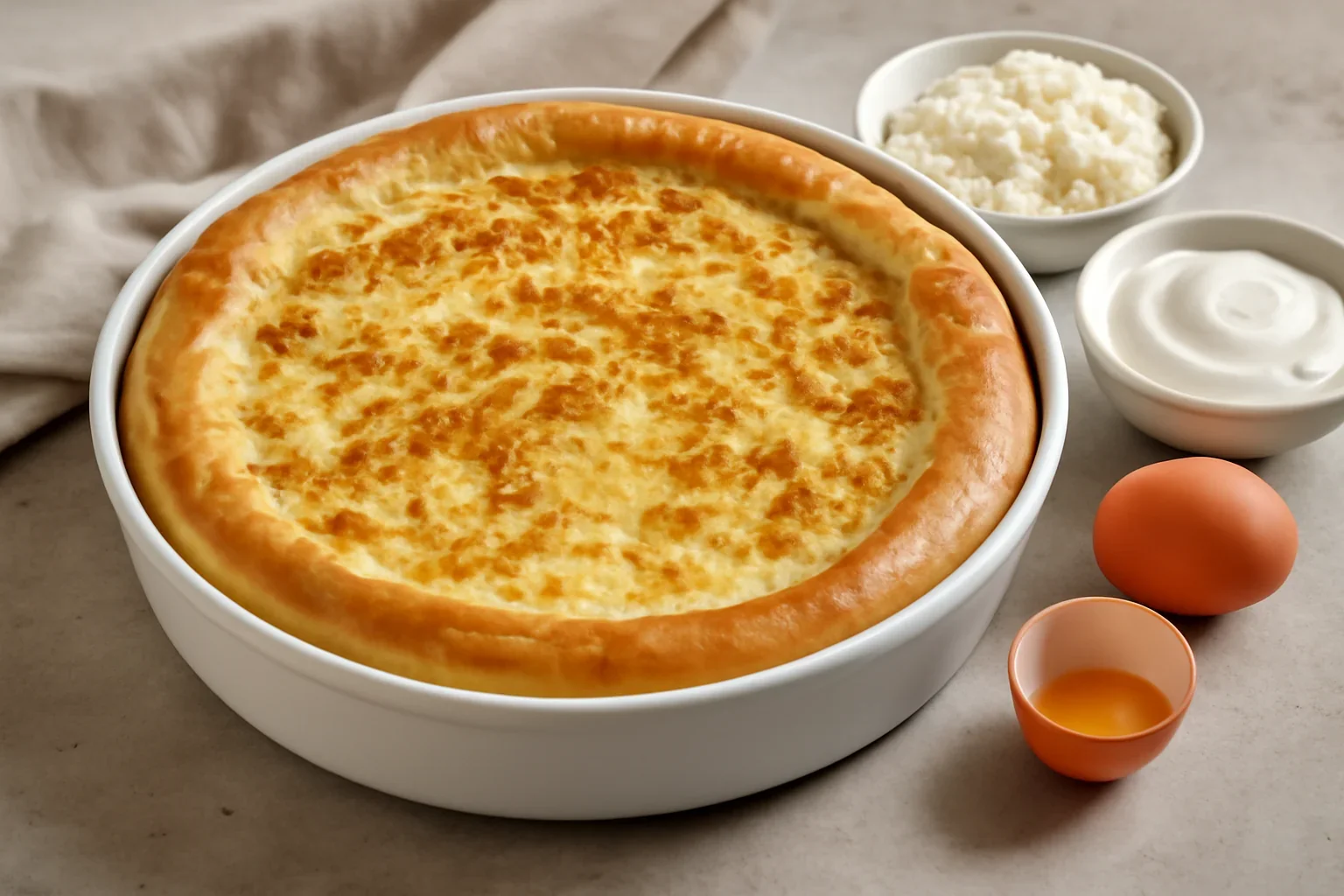 Plăcintă simplă cu telemea (feta) sau altă brânză sărată – la cuptor