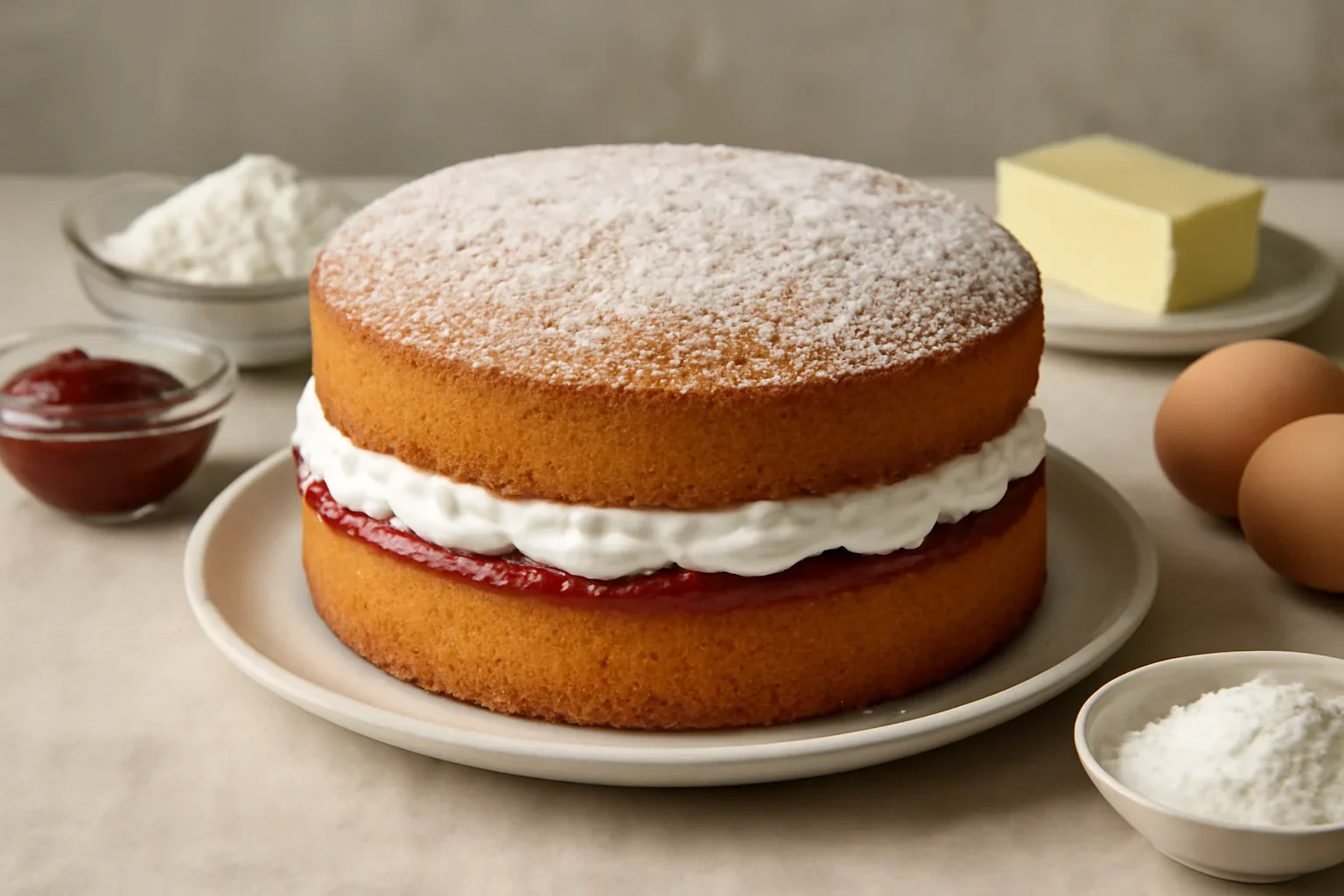 Victoria sponge cake