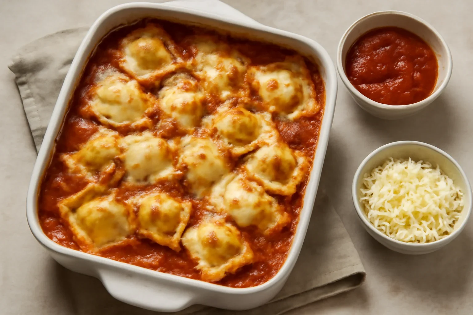 Ravioli la cuptor