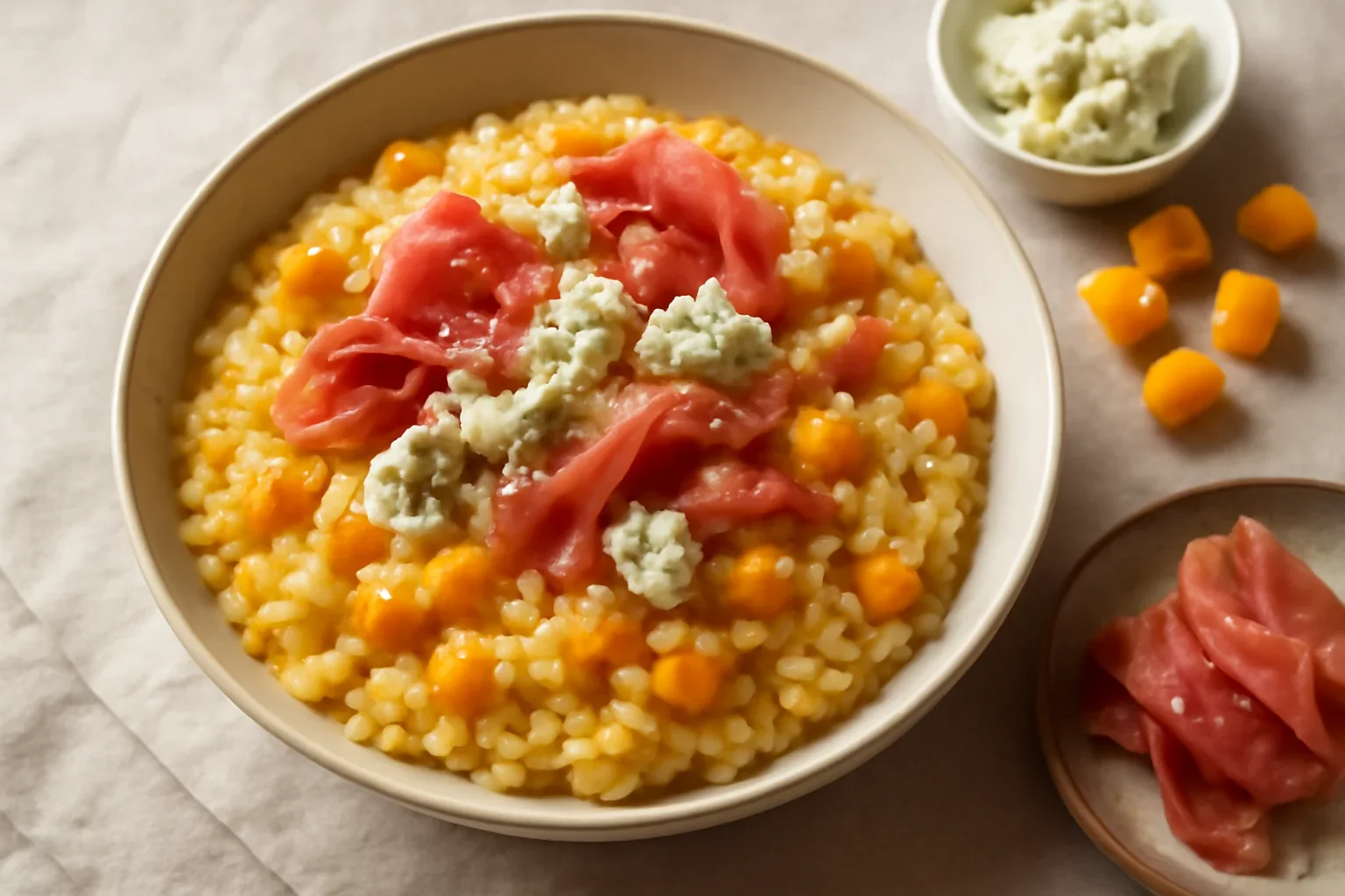 Risotto cu dovleac si gorgonzola