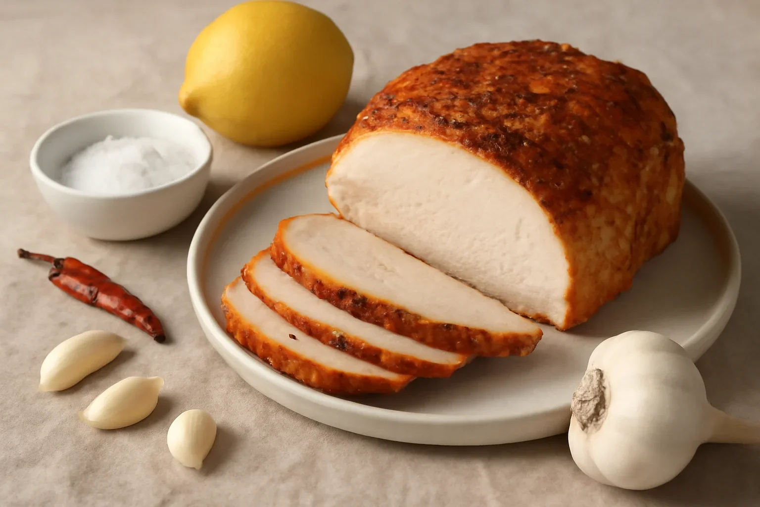 Pastrama din piept de curcan facuta-n casa