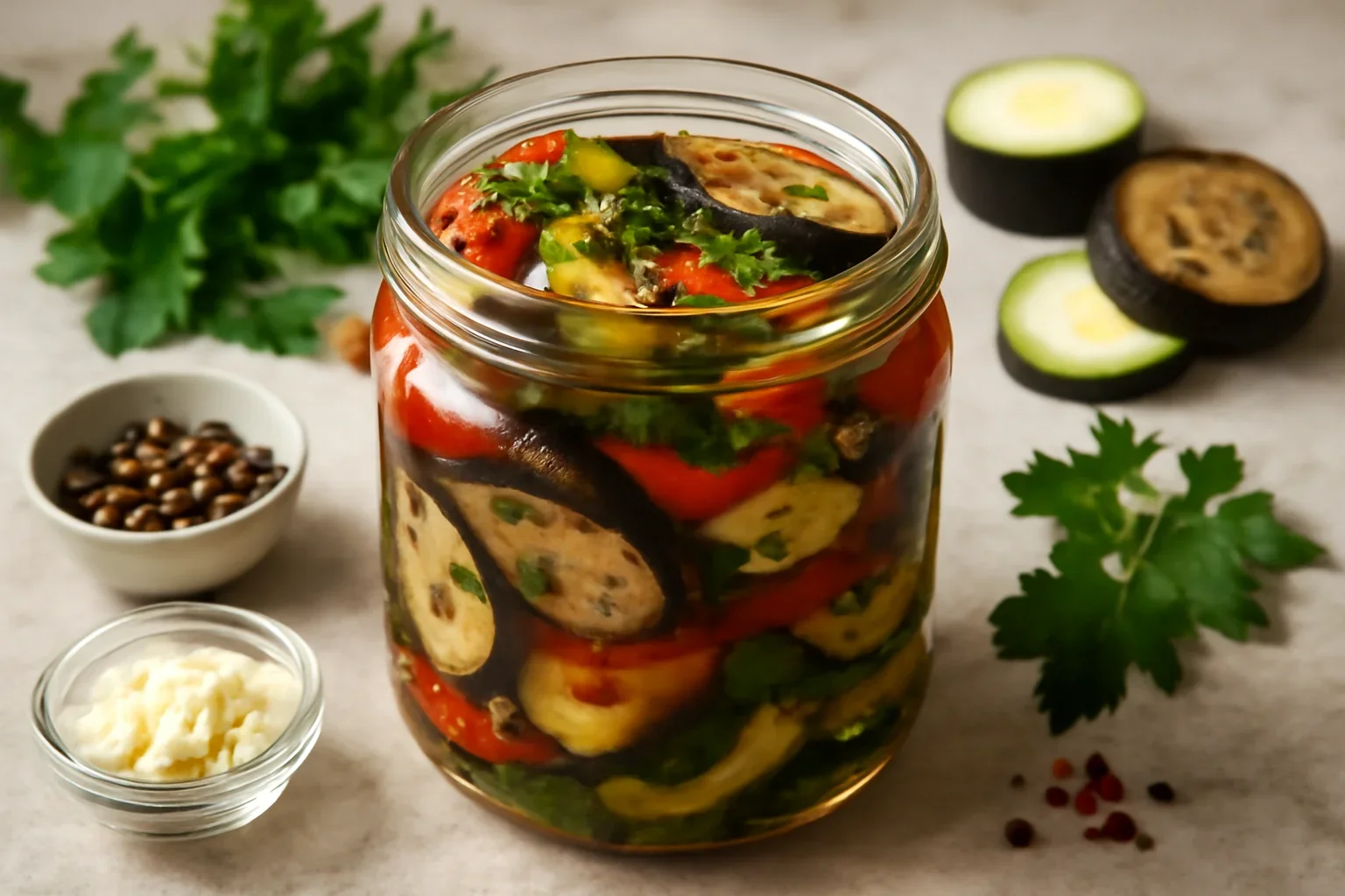Legume la grill în ulei – de păstrat pentru iarnă