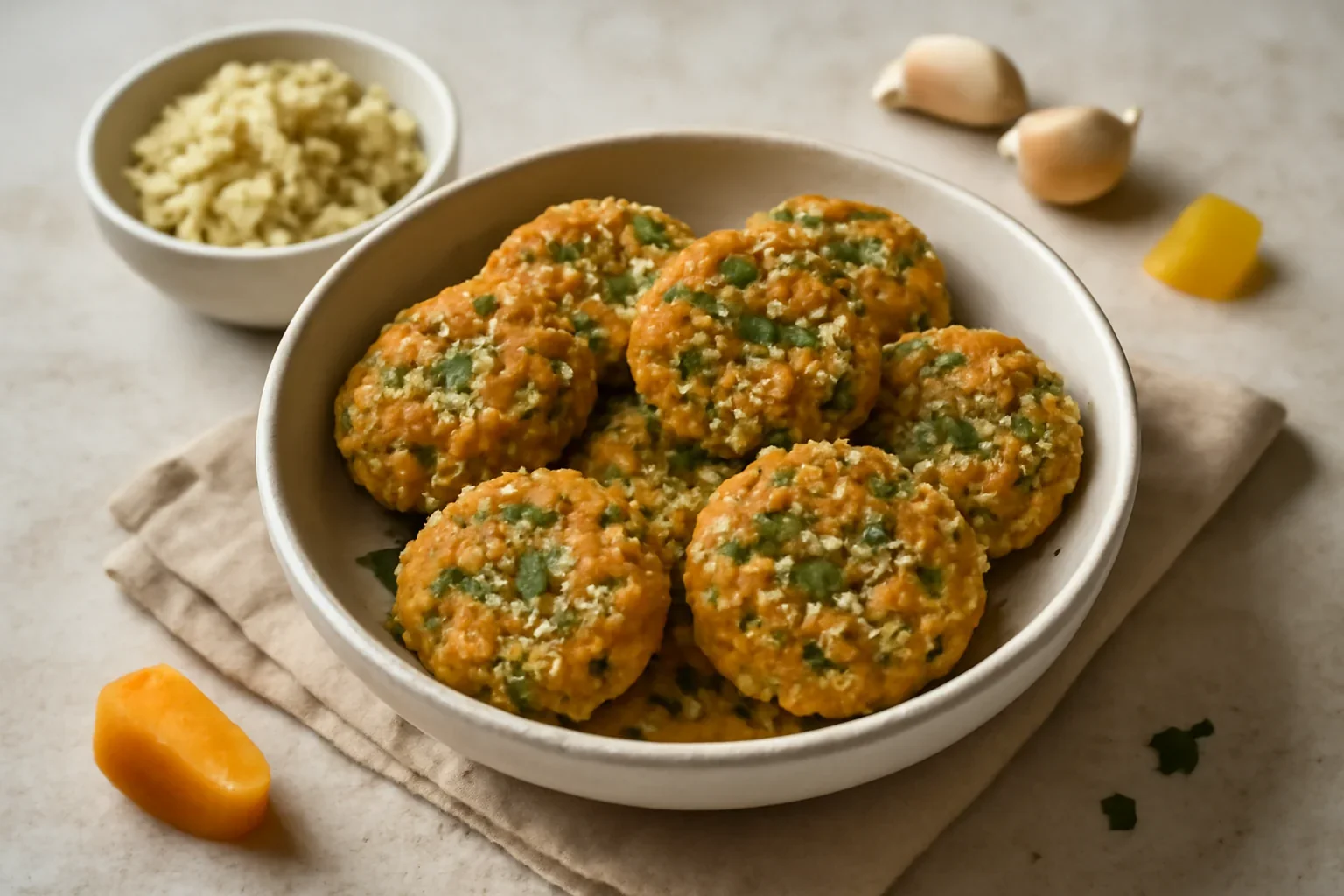Chiftele de quinoa cu legume