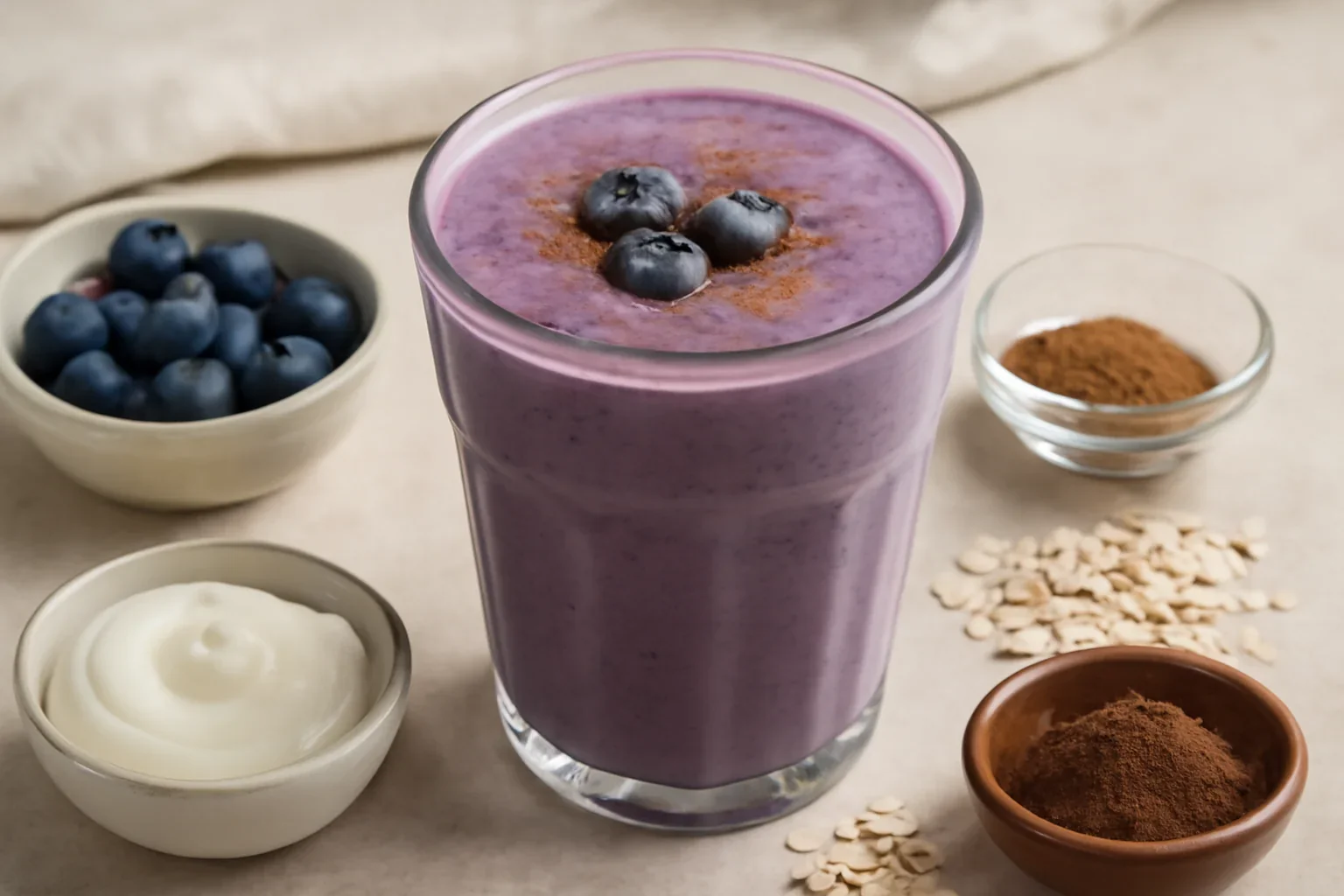 Smoothie cu afine