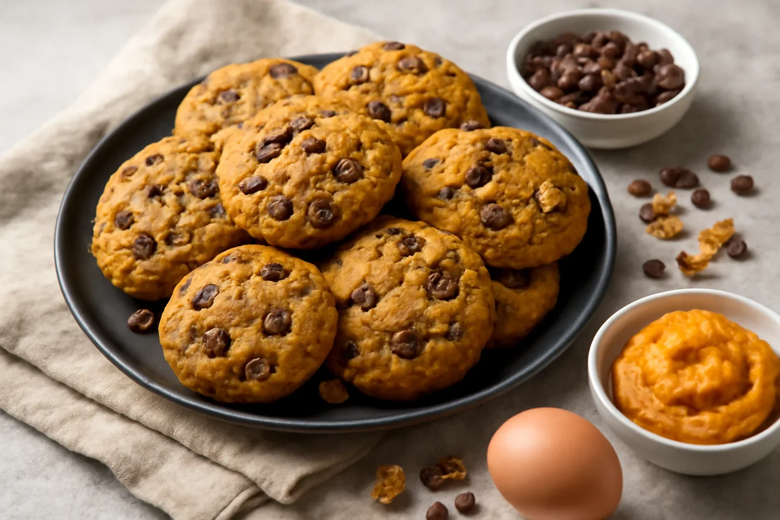 Cookies cu ciocolata si dovleac pentru Black Friday