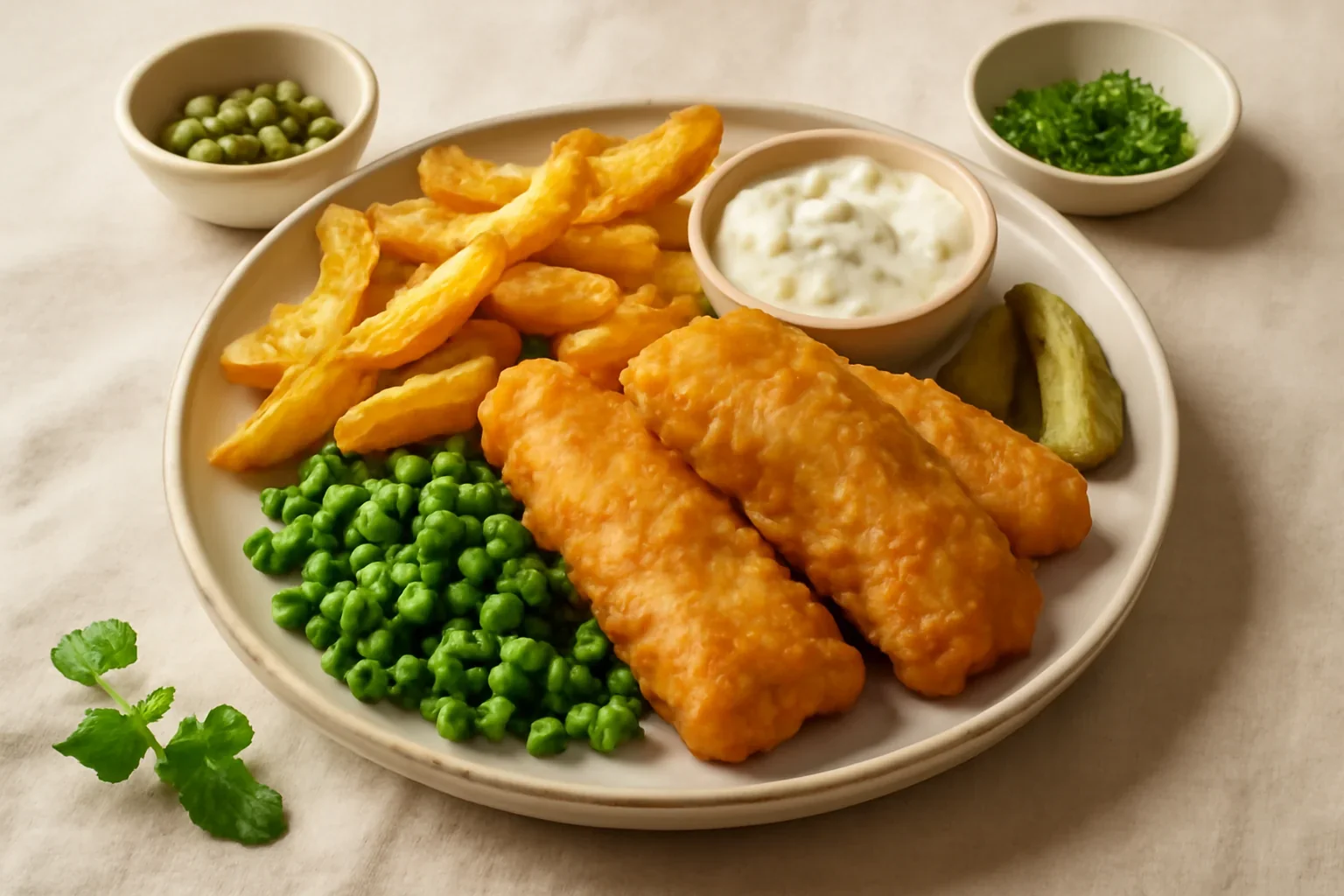Fish and chips / Peste pane cu cartofi