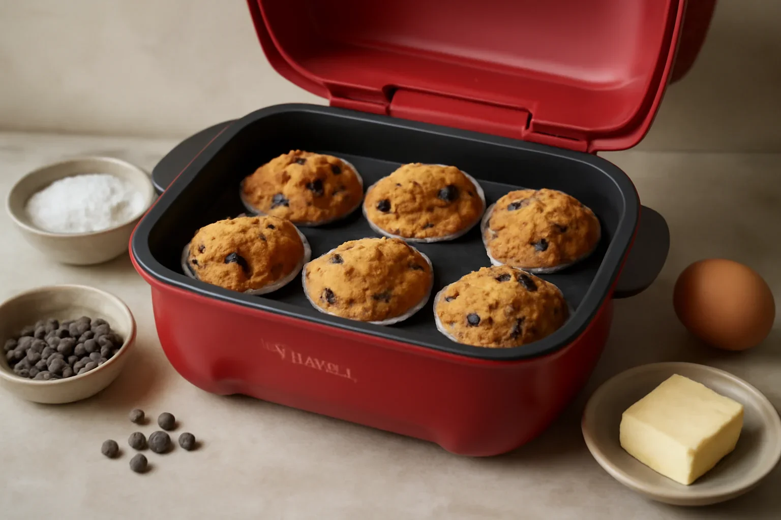 Briose cu ciocolata la Cake Factory Tefal
