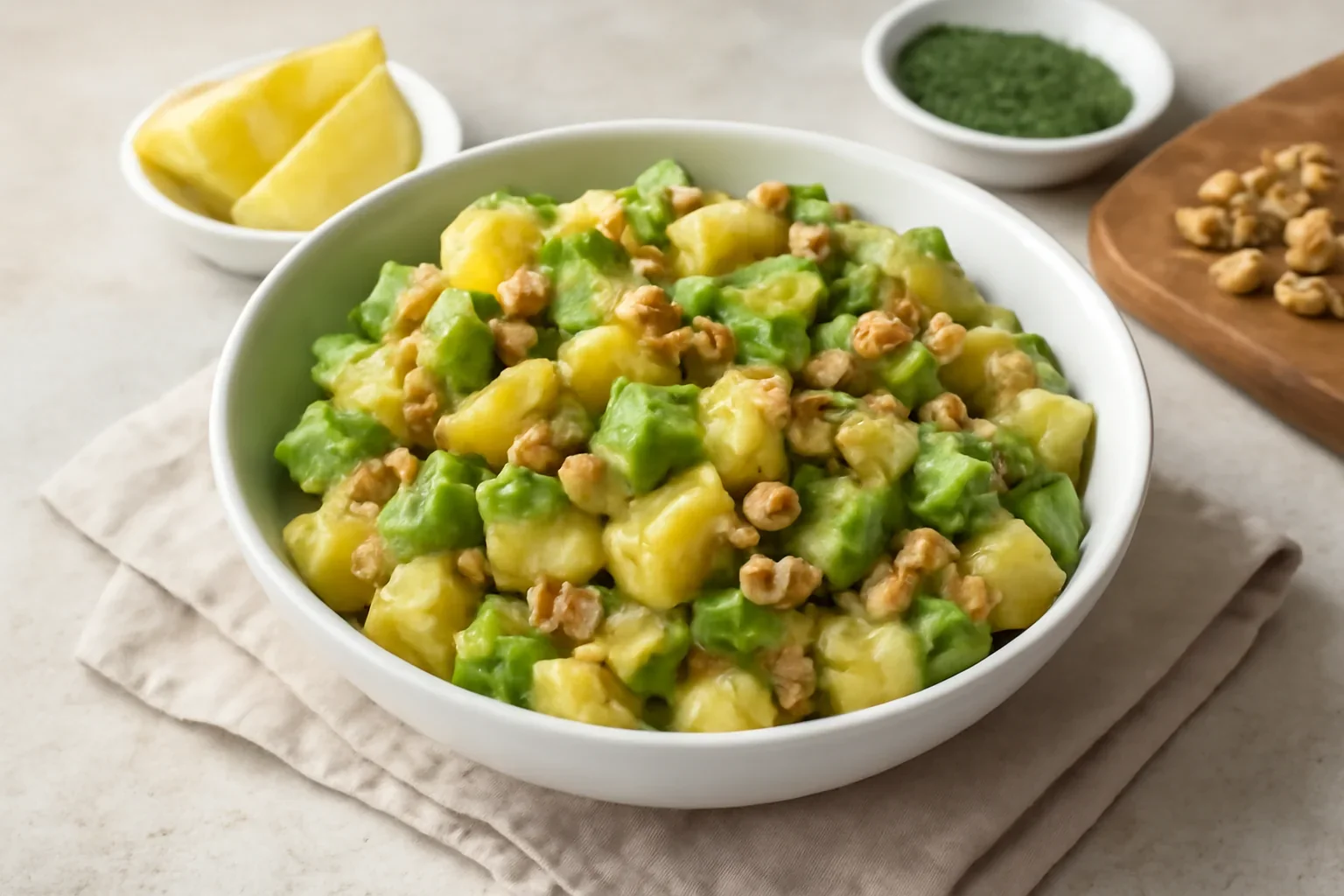 Salata de avocado cu ananas