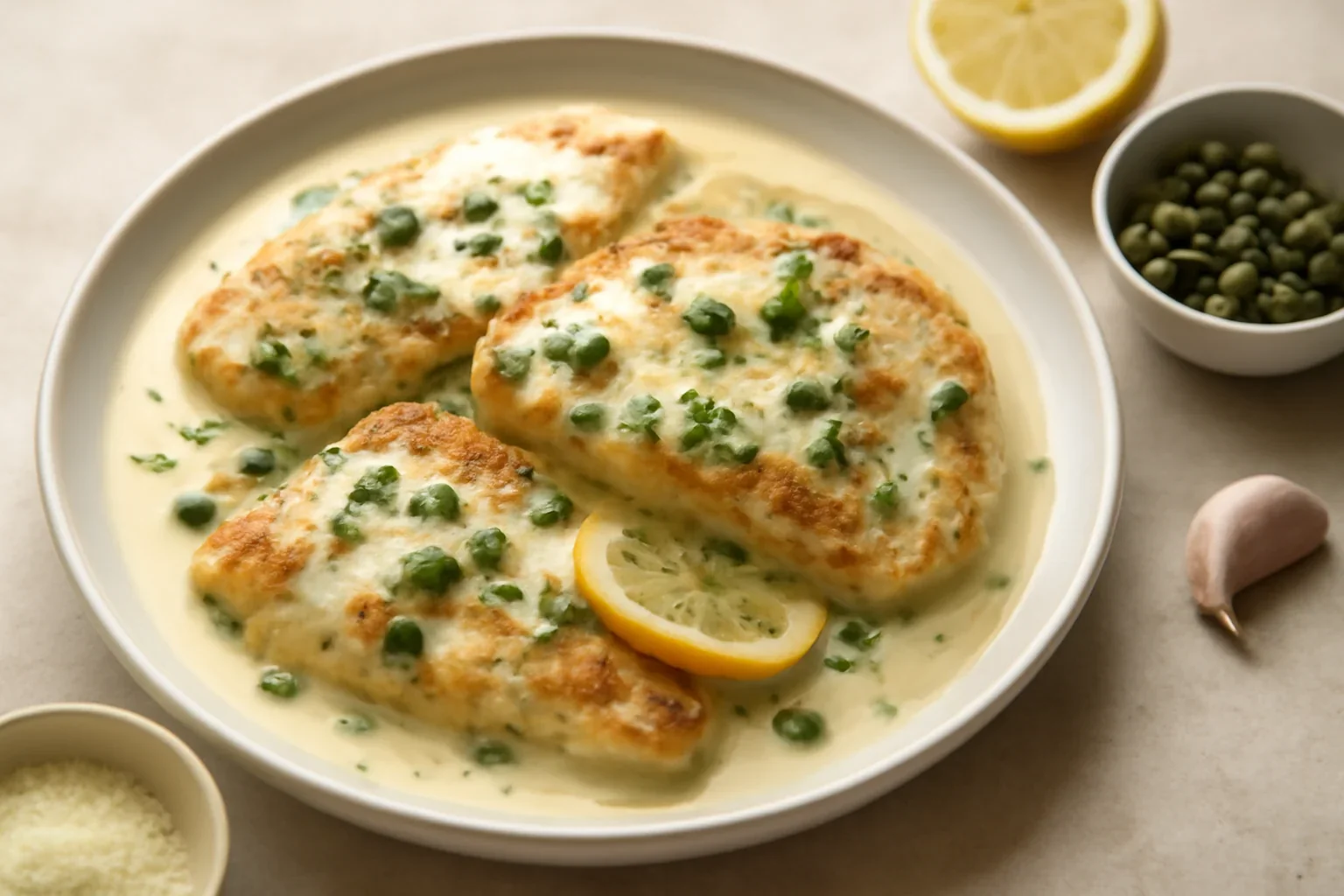 Piept de pui piccata