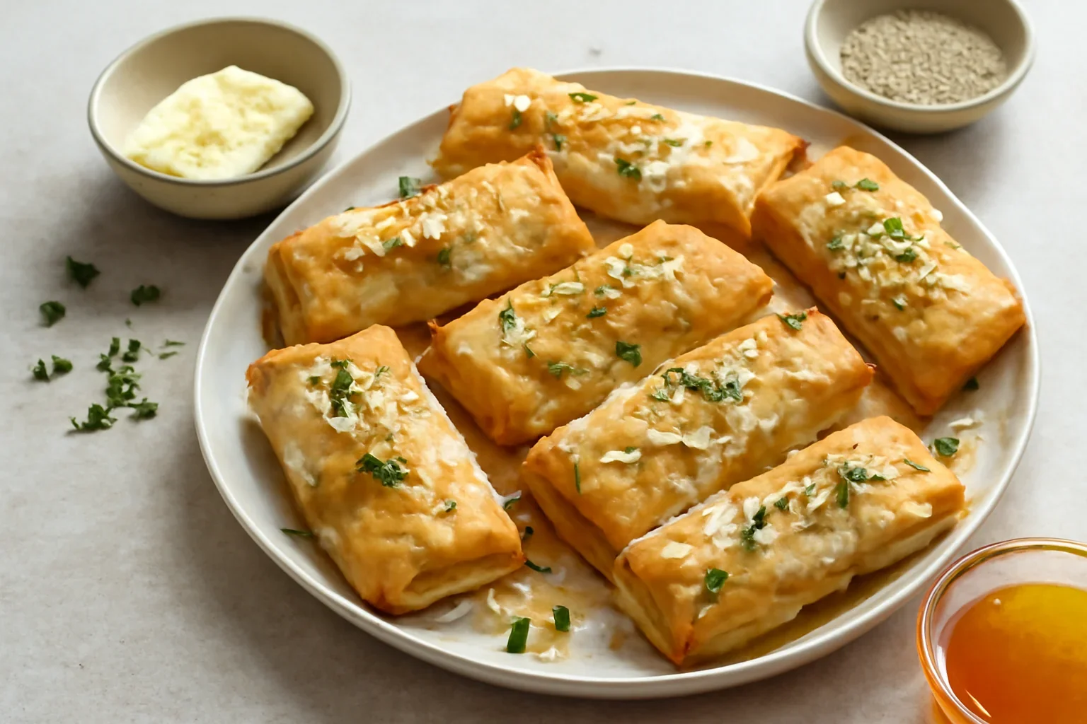 Feta și Halloumi în mantie crocantă