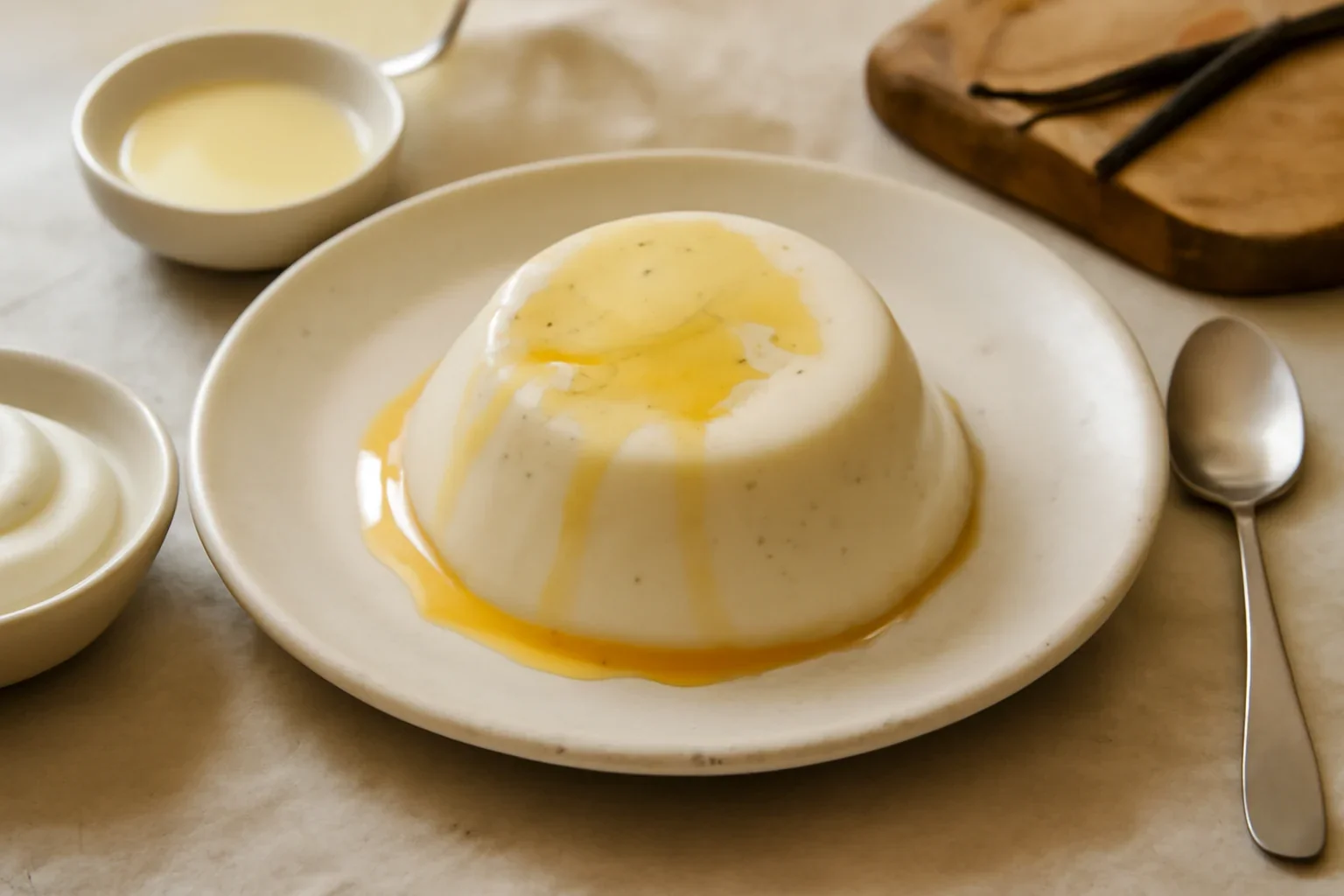 Panna cotta cu iaurt