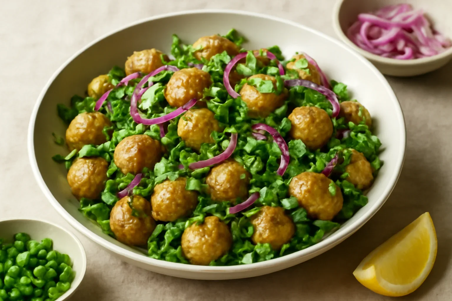 Salată de cartofi copți cu ceapă verde
