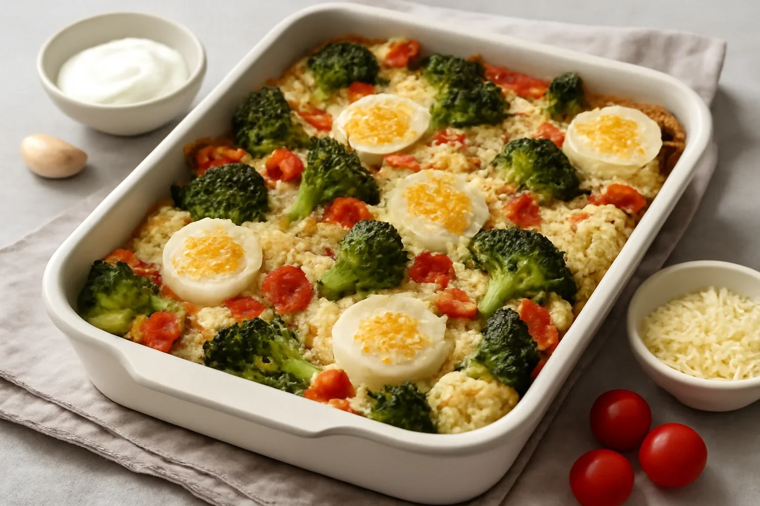 Broccoli si conopida la cuptor
