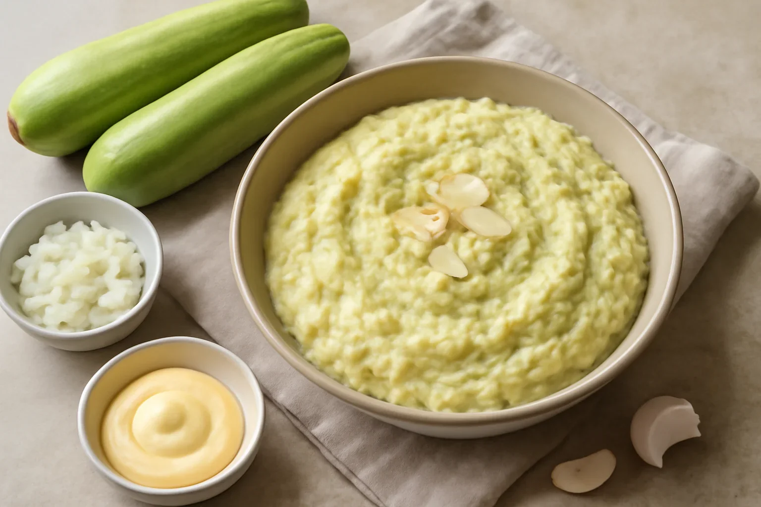 Salata de dovlecei cu maioneza, reteta simpla si rapida