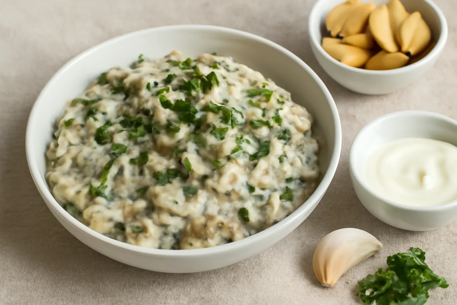 Salată de ciuperci cu maioneză și usturoi – rețetă simplă