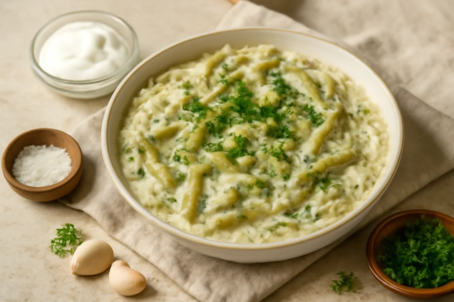 Fasole pastai cu smantana