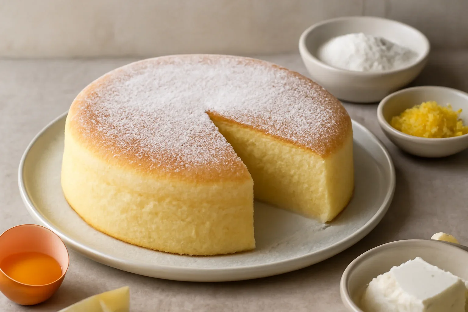 Cheesecake japonez