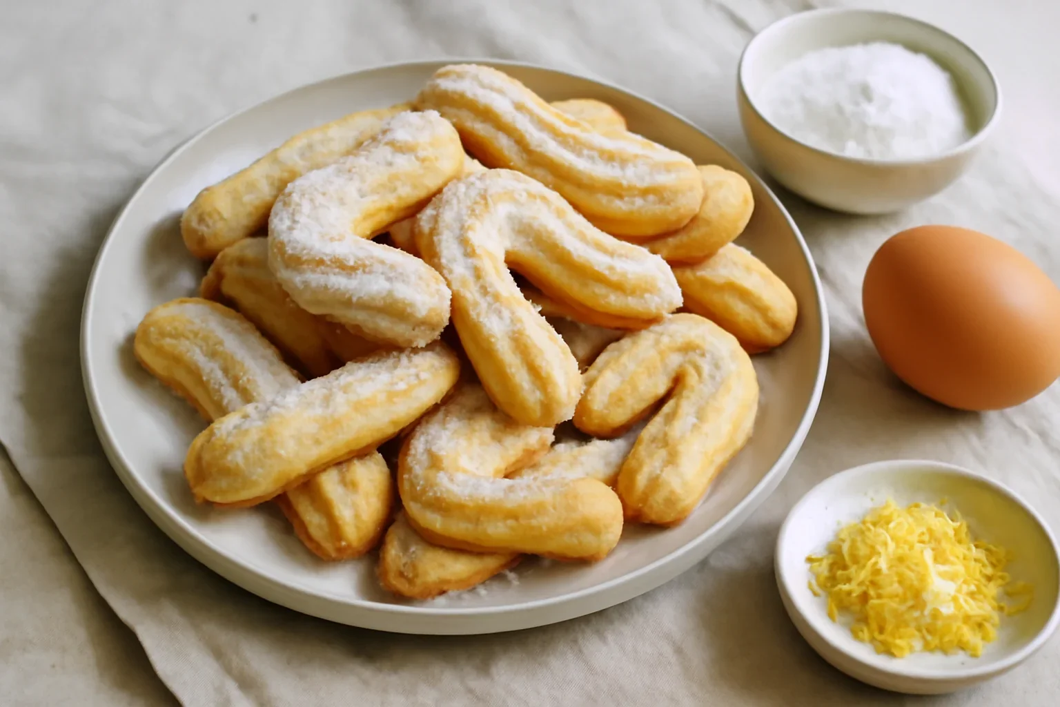 Pișcoturi biscuiți șprițați cu ulei, unt sau untură