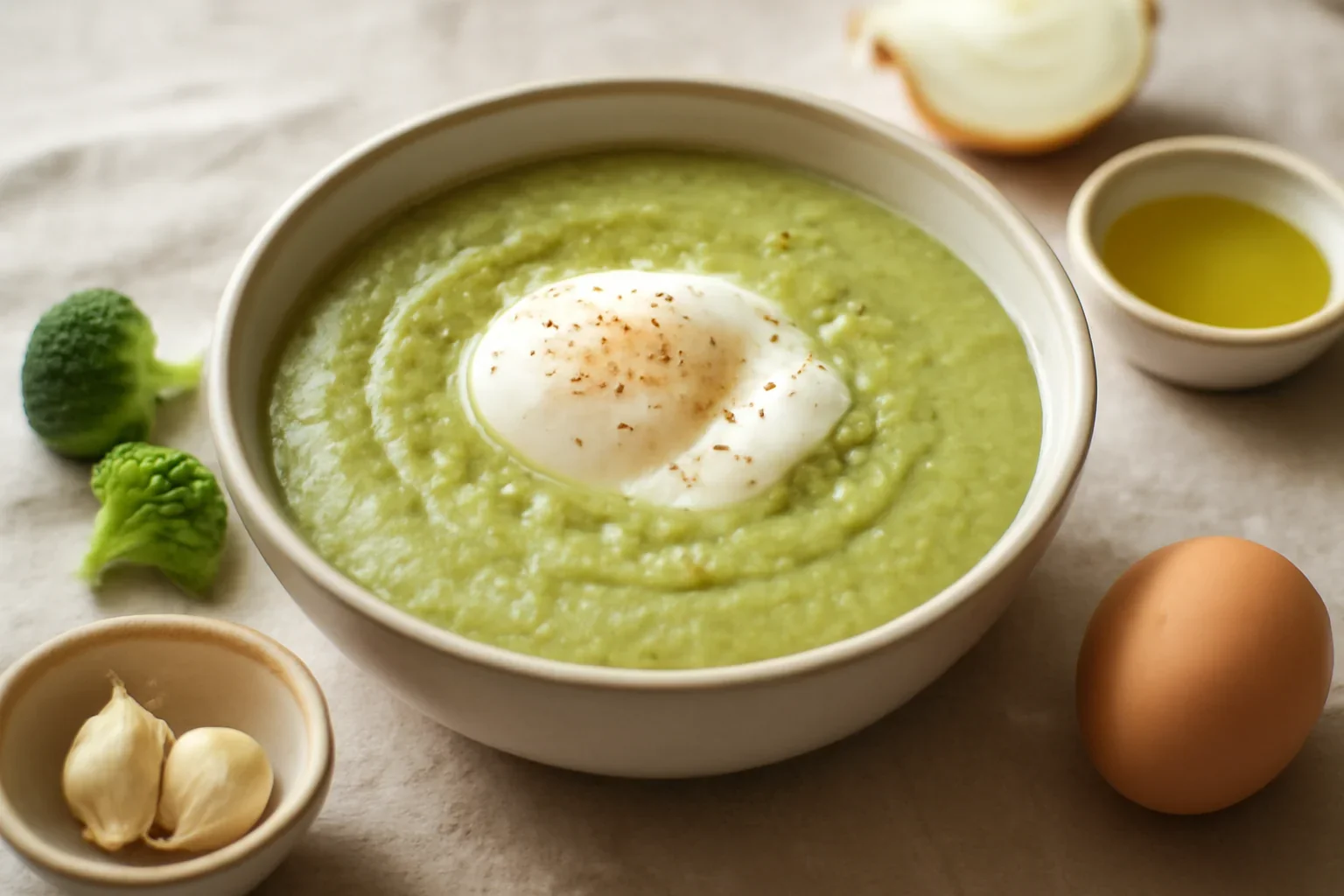 Supă cremă de broccoli