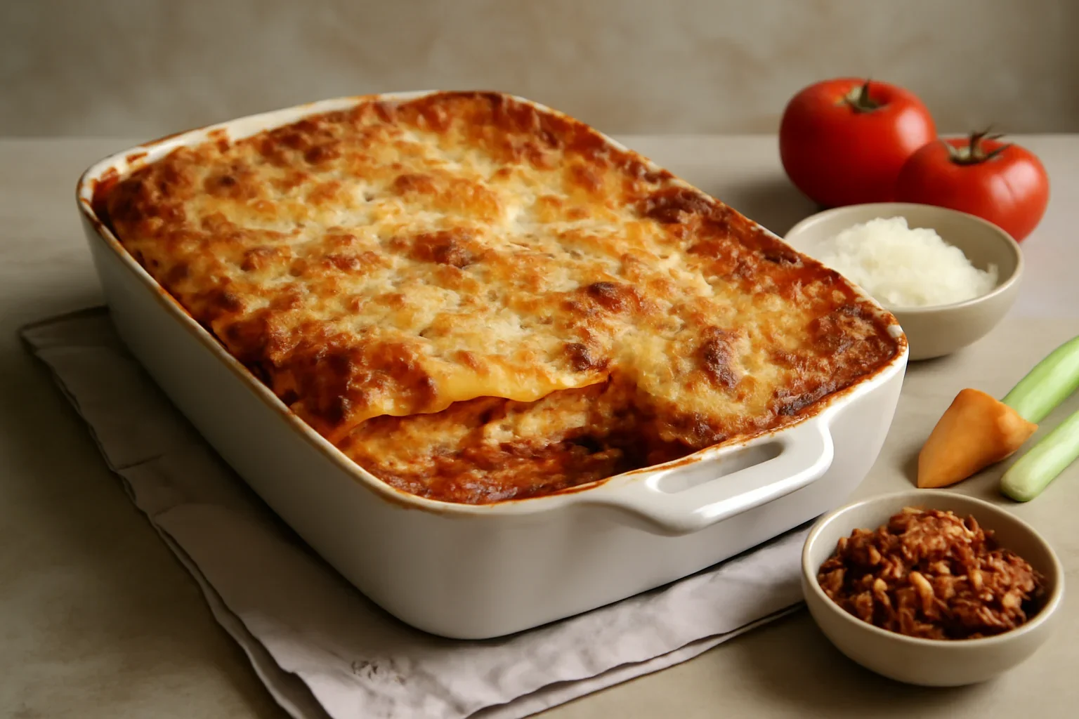 Lasagne alla bolognese – rețeta tradițională italiană