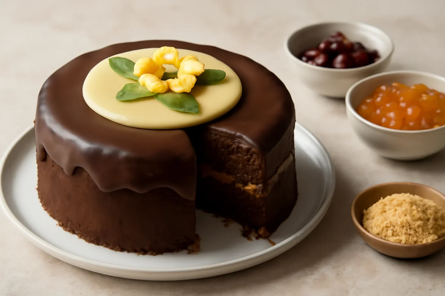 Tort cu ciocolata si ganache