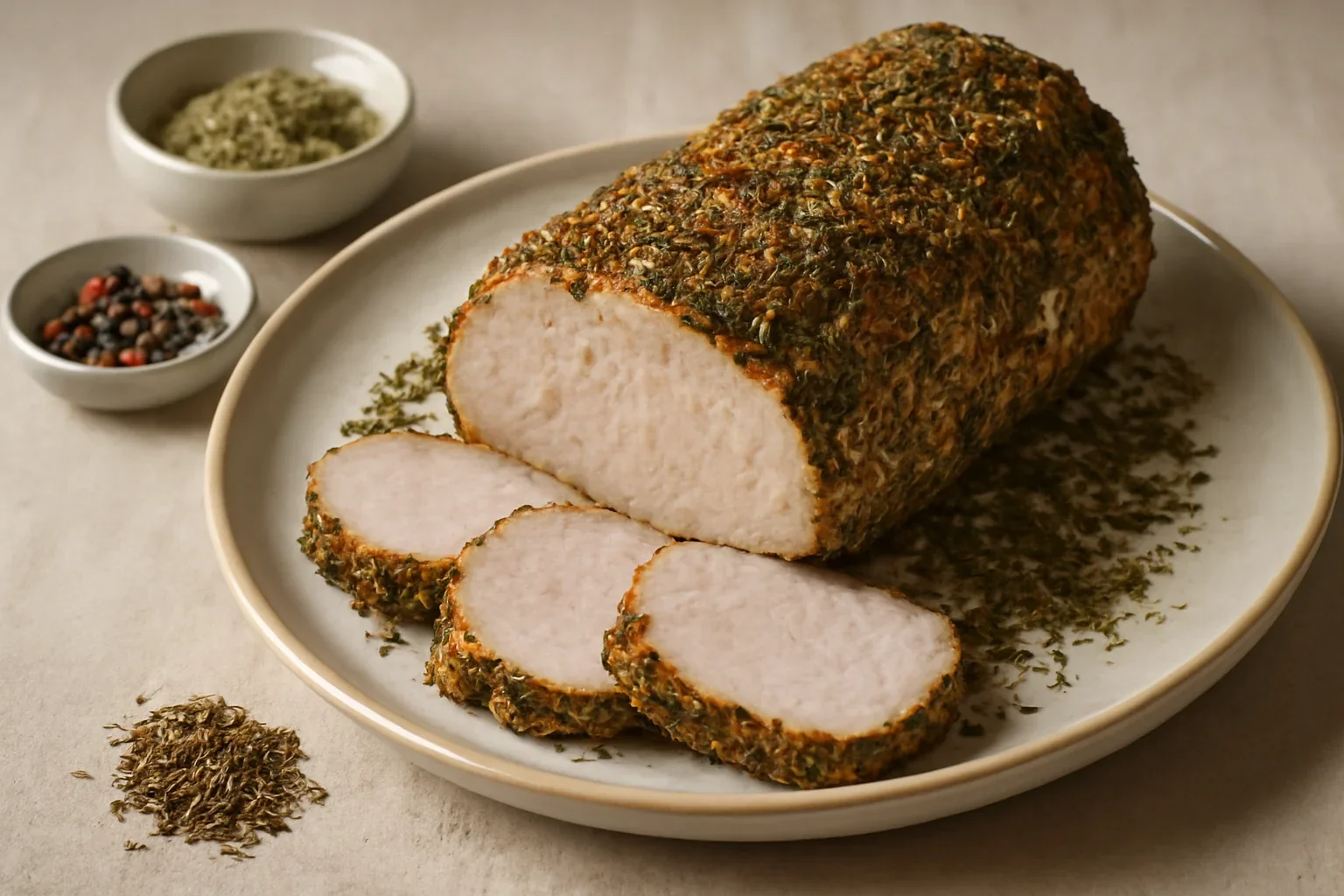 Cotlet de porc cu ierburi aromate – mezel de casa