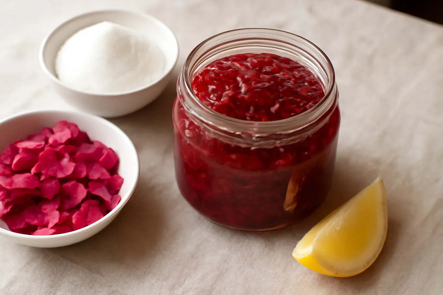 Dulceata de trandafiri fara conservanti