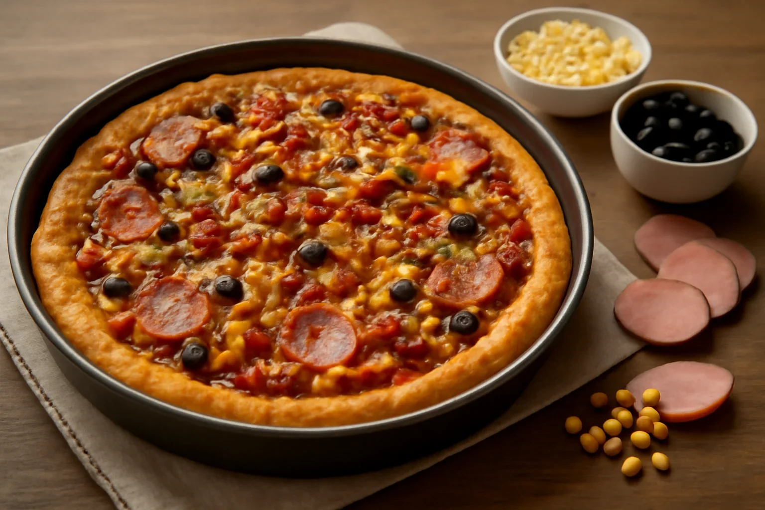 Pizza turnata fara framantare cu gust din copilarie