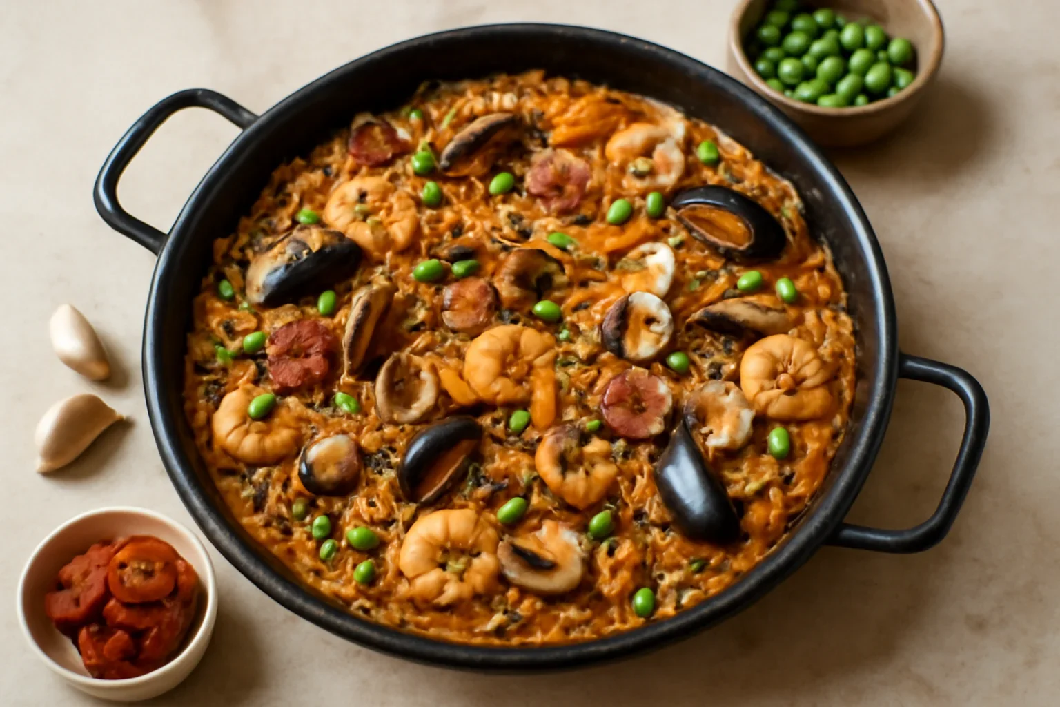 Paella cu fidea