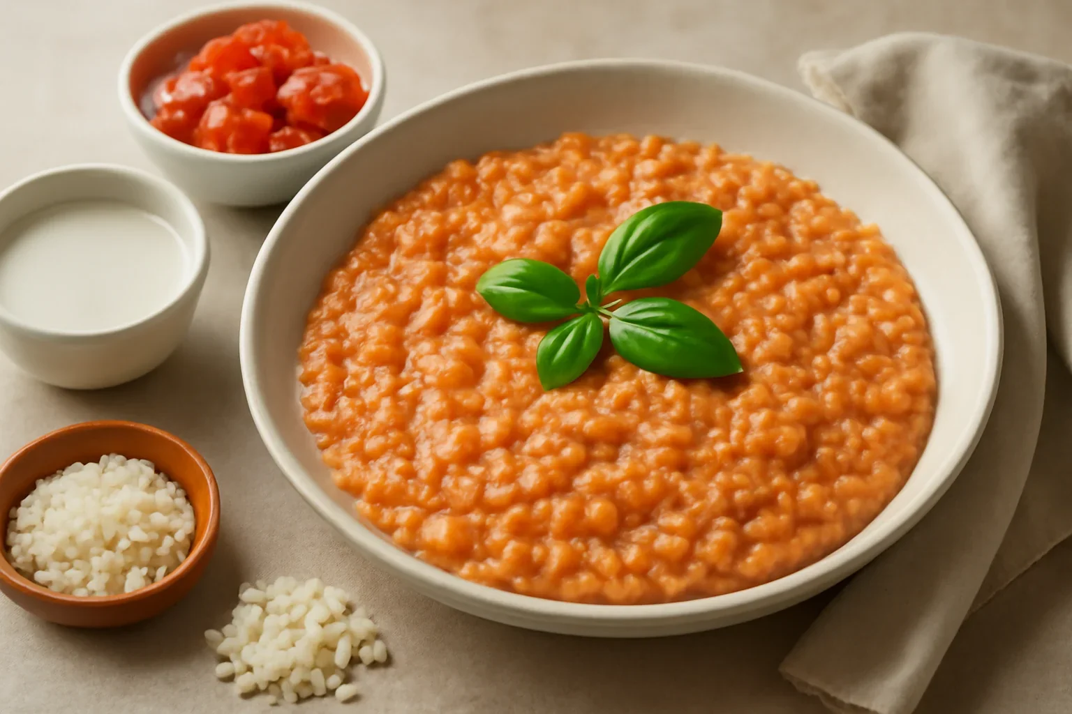 Risotto cu suc de rosii si smantana reteta de post