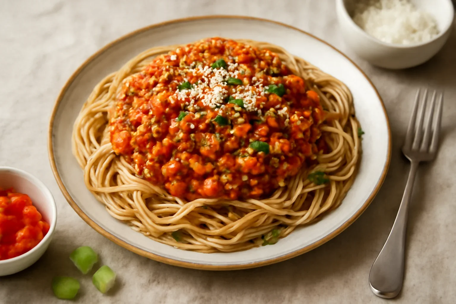 Sos bolognese cu carne tocată