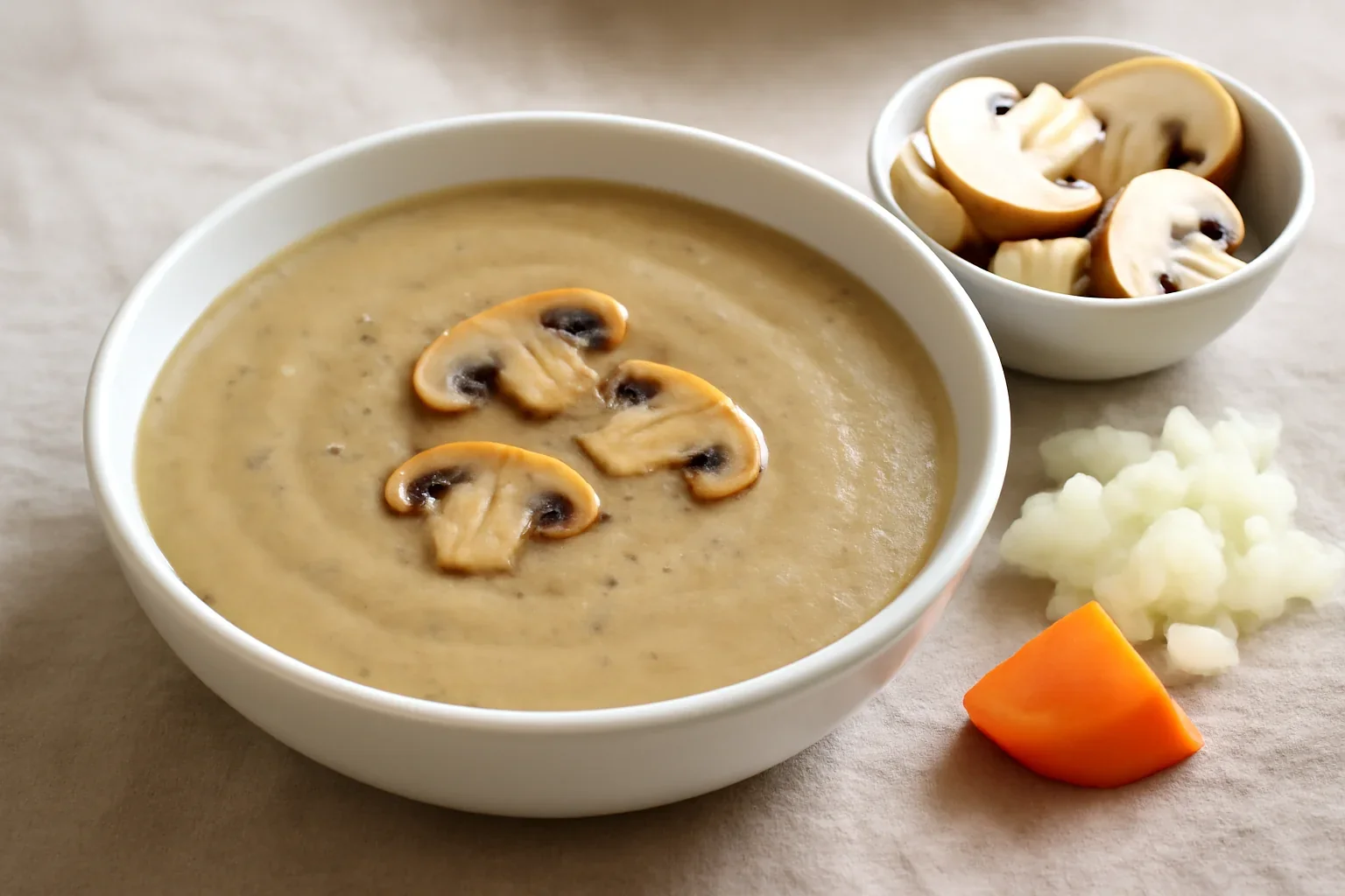 Supa crema de ciuperci