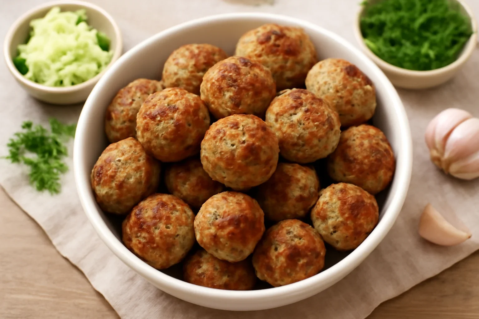 Cum se fac chiftelute aperitiv, moi si pufoase