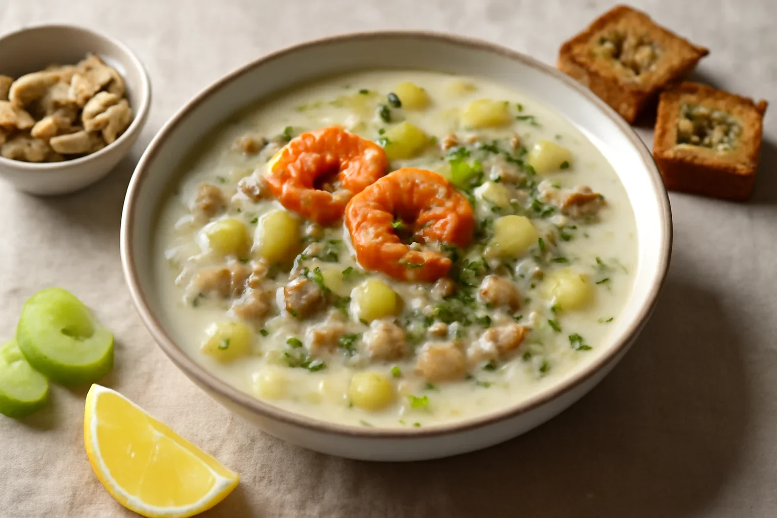Supa de scoici Clam Chowder