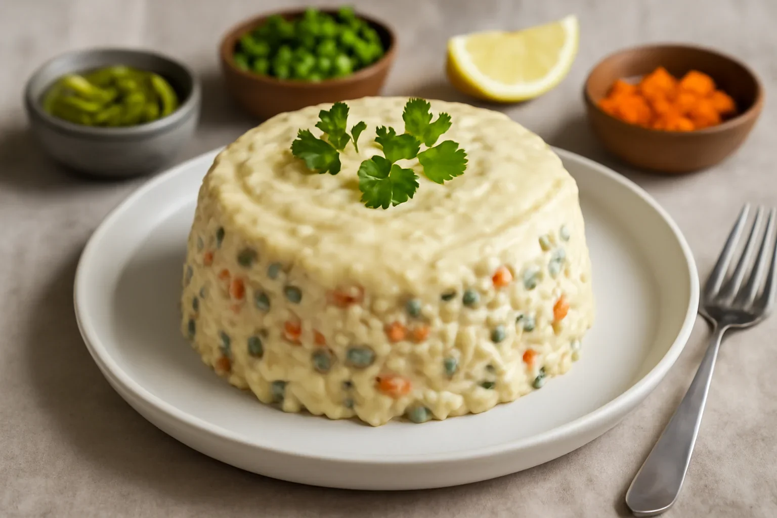 Salata a la russe – rețetă de post, cu maioneză vegană – video