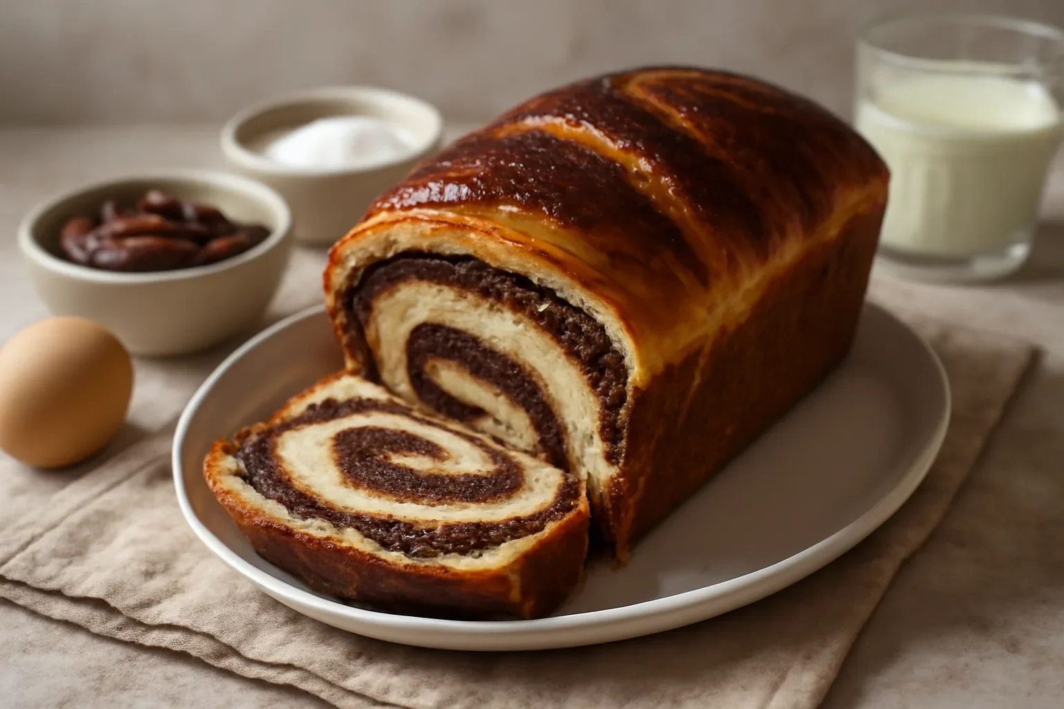 Cozonac cu ciocolata