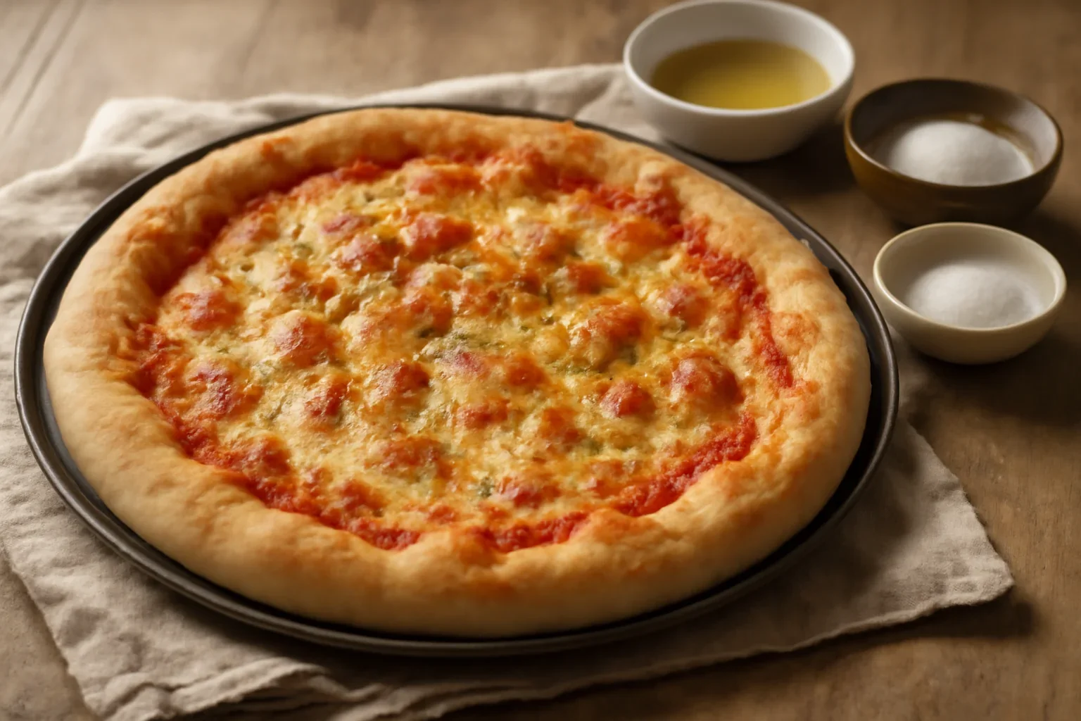 Pizza de casa cu aluat rapid