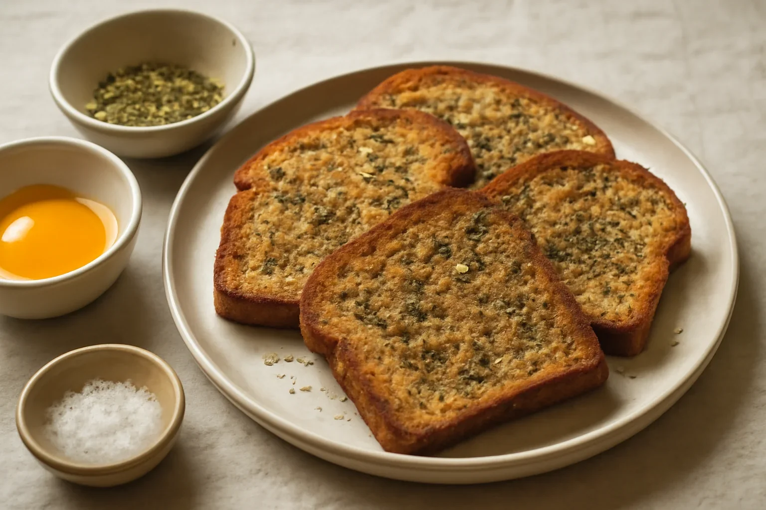 French toast sărat